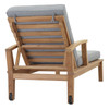 Marina Outdoor Patio Teak Single Chaise / EEI-1151