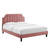Sienna Performance Velvet Twin Platform Bed / MOD-6908