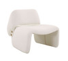 Modrest - Tristan Modern Off White Fabric Accent Chair / VGOD-ZW-21101-CH