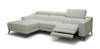 Modrest Rampart - Modern L-Shape LAF White Leather Sectional Sofa with 1 Recliner / VGKM-5325-LAF-WHT-SECT
