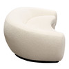 Pascal Sofa in Bone Boucle Textured Fabric w/ Contoured Arms & Back / PASCALSOBO