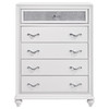 Barzini 5-piece Queen Bedroom Set White / CS-300843Q-S5