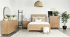 Arini 4-piece Queen Bedroom Set Sand Wash and Natural Cane / CS-224300Q-S4