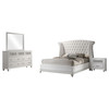 Barzini 4-piece Queen Bedroom Set White / CS-300843Q-S4