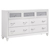 Barzini 4-piece Queen Bedroom Set White / CS-300843Q-S4