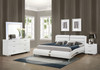 Jeremaine 4-piece Eastern King Bedroom Set White / CS-300345KE-S4L