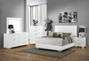 Felicity 5-piece Eastern King Bedroom Set White High Gloss / CS-203501KE-S5L