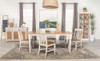 Kirby 5-piece Dining Set Natural and Rustic Off White / CS-192691-S5