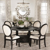 Twyla 5-piece Round Dining Set Dark Cocoa and Cream / CS-115101-S5