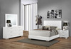 Felicity 4-piece Queen Bedroom Set White High Gloss / CS-203501Q-S4