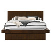 Jessica 5-piece Queen LED Bedroom Set Cappuccino / CS-200711Q-S5P