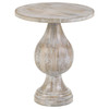 Dianella Round Pedestal Accent Table / CS-915107
