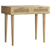 Zamora Rectangular 2-drawer Accent Writing Desk Natural / CS-959575