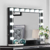 Cappola Black Rectangular Dresser Mirror with Light / CS-223364