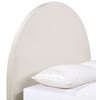 June Upholstered Arched Queen / Full Headboard Ivory / CS-315926QF