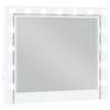 Eleanor White Rectangular Dresser Mirror with Light / CS-223564