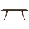 Wes Rectangular Dining Table Dark Walnut / CS-115271