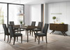 Wes Rectangular Dining Table Dark Walnut / CS-115271