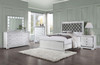 Eleanor Wood Queen Panel Bed White / CS-223561Q