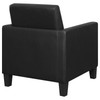 Julio Upholstered Track Arm Accent Chair Black / CS-909478