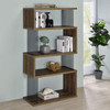 Emelle 4-shelf Bookcase with Glass Panels / CS-802339