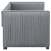 Brodie Upholstered Twin Daybed with Trundle Grey / CS-300554