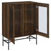 Bonilla 2-door Accent Cabinet with Glass Shelves / CS-959625