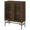 Bonilla 2-door Accent Cabinet with Glass Shelves / CS-959625