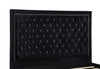 Hailey Upholstered California King Panel Bed Black / CS-315925KW