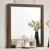 Mays Rectangular Dresser Mirror Walnut Brown / CS-215964