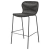 Mckinley Upholstered Bar Stools with Footrest (Set of 2) Brown and Sandy Black / CS-192040