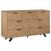 Taylor 7-drawer Rectangular Dresser Light Honey Brown / CS-223423