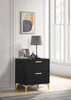 Kendall 2-drawer Nightstand Black / CS-224452