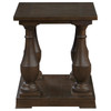 Walden Rectangular Wood Side End Table Coffee Brown / CS-753377