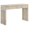 Rickman Rectangular 2-drawer Console Table White Washed / CS-959543