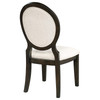 Twyla Oval Back Dining Side Chair Dark Cocoa (Set of 2) / CS-115102