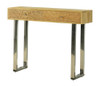 Draco Console Table with Hand Carved Drawers Natural / CS-953512