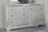 Eleanor Rectangular 6-drawer Dresser Metallic / CS-223463