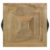 Avery Square Solid Mango Wood Side End Table Natural / CS-724317