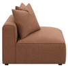Jennifer Upholstered Tight Back Armless Chair Terracotta / CS-551591
