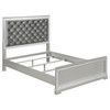 Eleanor Wood Queen Panel Bed Metallic Mercury / CS-223461Q