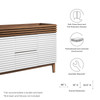 Render 48" Double Sink Compatible (Not Included) Bathroom Vanity Cabinet / EEI-4342
