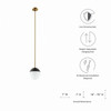 Stellar 1-Light Pendant Light / EEI-5653