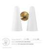 Beacon 2-Light Wall Sconce / EEI-5646