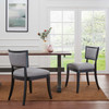 Pristine Upholstered Fabric Dining Chairs - Set of 2 / EEI-4557