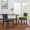 Pristine Upholstered Fabric Dining Chairs - Set of 2 / EEI-4557