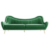 Cheshire Channel Tufted Performance Velvet Sofa / EEI-5874