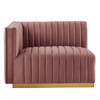 Conjure Channel Tufted Performance Velvet Loveseat / EEI-5842