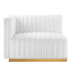 Conjure Channel Tufted Performance Velvet Loveseat / EEI-5842
