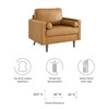 Valour Leather Armchair / EEI-5869